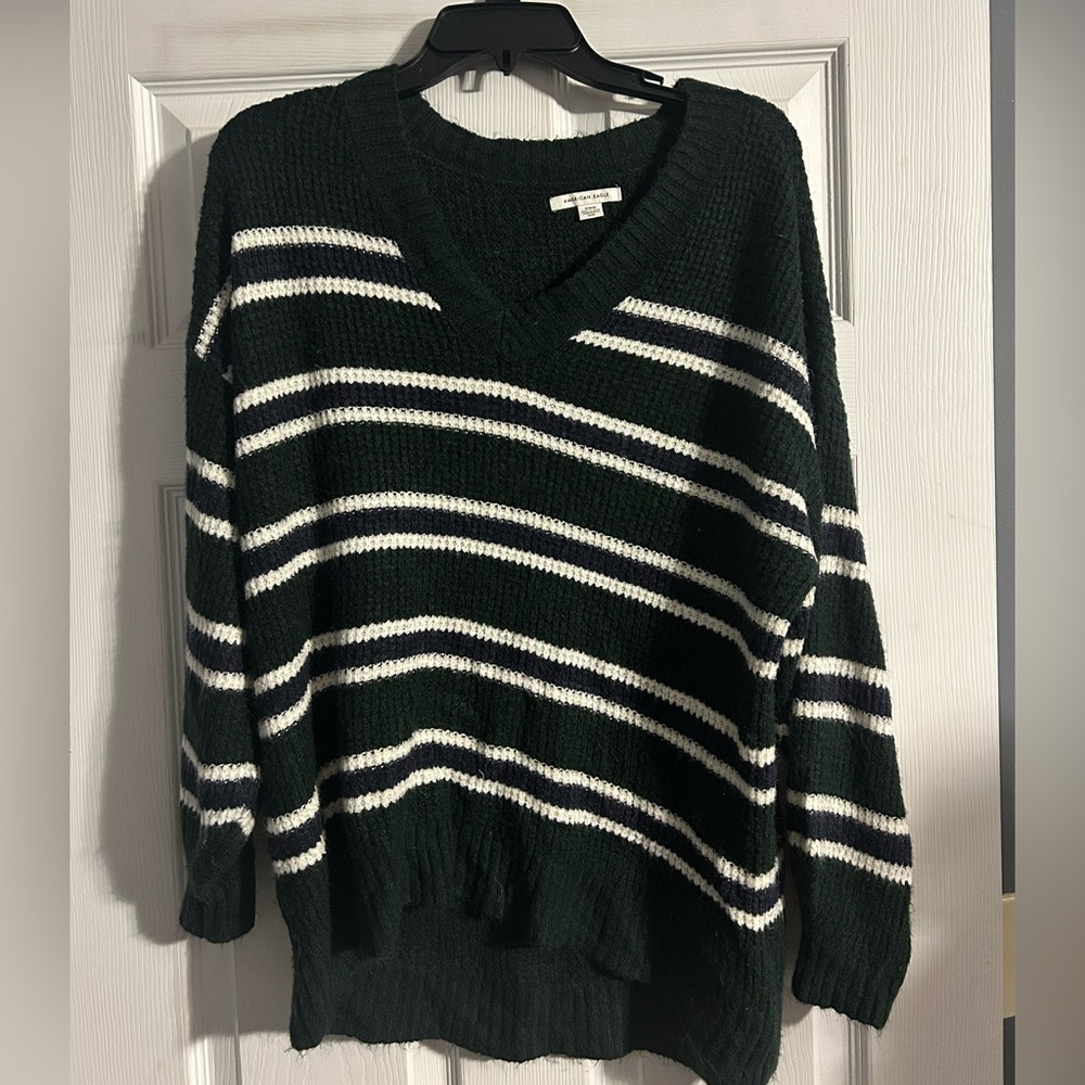 American Eagle Outfitters Dark Green Sweater